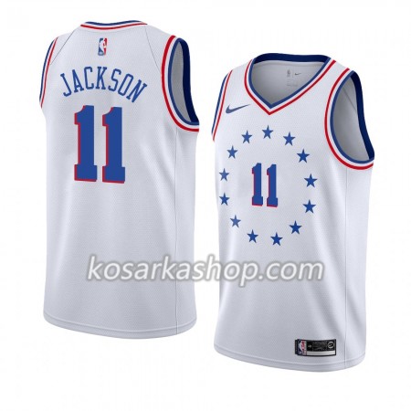 Dres Philadelphia 76ers Demetrius Jackson 11 Nike 2018-19 Bijela Swingman
